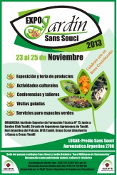 Se acerca Expojardn Sans Souci 2013.
